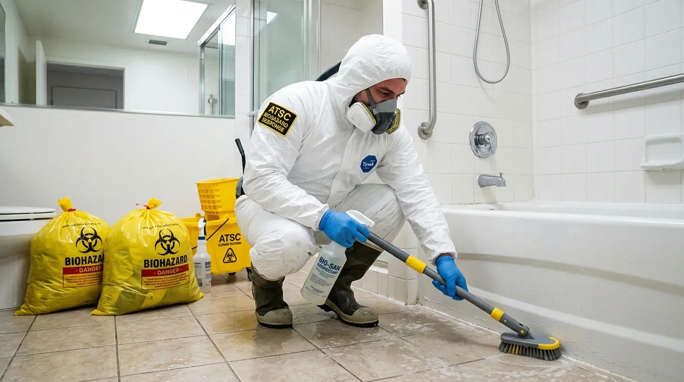 Decontamination equipment deployed for Blood Cleanup in Eliot